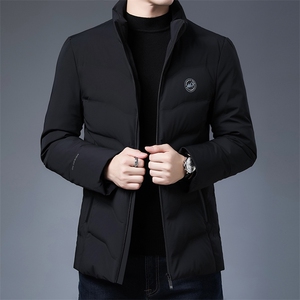 冬季新款羽绒服中年男士立领常规厚款90%羽绒外套KCN20822-5-P235图片