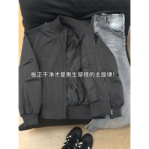 现货美式高街休闲夹克冬季三防立领纯色户外工装加厚棉服外套图片