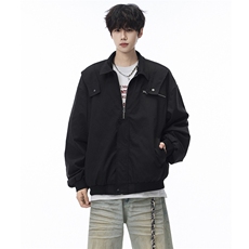 秋季夹克男宽松飞行服外套棒球服D329-QM204-P90-控138，男装夹克，电商D329