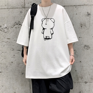230g重磅纯棉短袖t恤男大码半袖半截袖 DX17339-P20图片