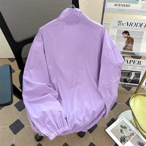 夏薄款立领防晒衣夹克男日系复古宽松休闲百搭情侣外套FS112 P45图片