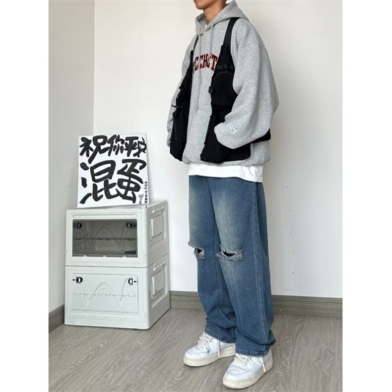 美式牛仔裤男款秋季长裤潮HB19P45,男装牛仔裤,星座1116-2