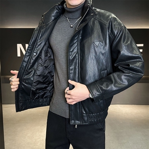 数据款标50 皮羽绒服男士2025冬季新款 B240-YR9291-P255图片
