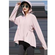 （现货）冰丝凉感防晒衣女新款户外防紫外线轻薄透气防晒服外套，女装防晒衣，韩蔻秀