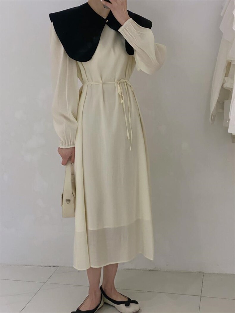 可脱卸两件套连衣裙，女装连衣裙，驿谷