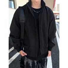 短款飞行员夹克男秋季三防立领冲锋衣外套高街棒球服J744，男装夹克，星座1116A（原606A-3）