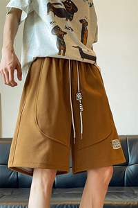 8XL-M 抖音品质特大码 ins潮流亮色休闲短裤印花五分裤DK1521P35图片