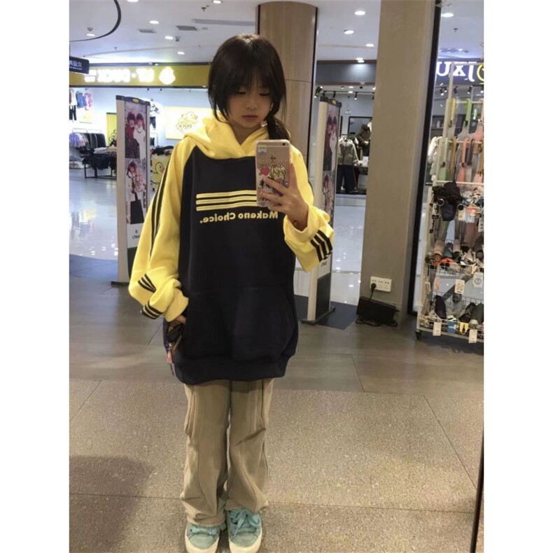 5377-P55原版做工立体刺绣华棉复合连帽卫衣薄款/加绒，女装卫衣/绒衫，星座617A-2