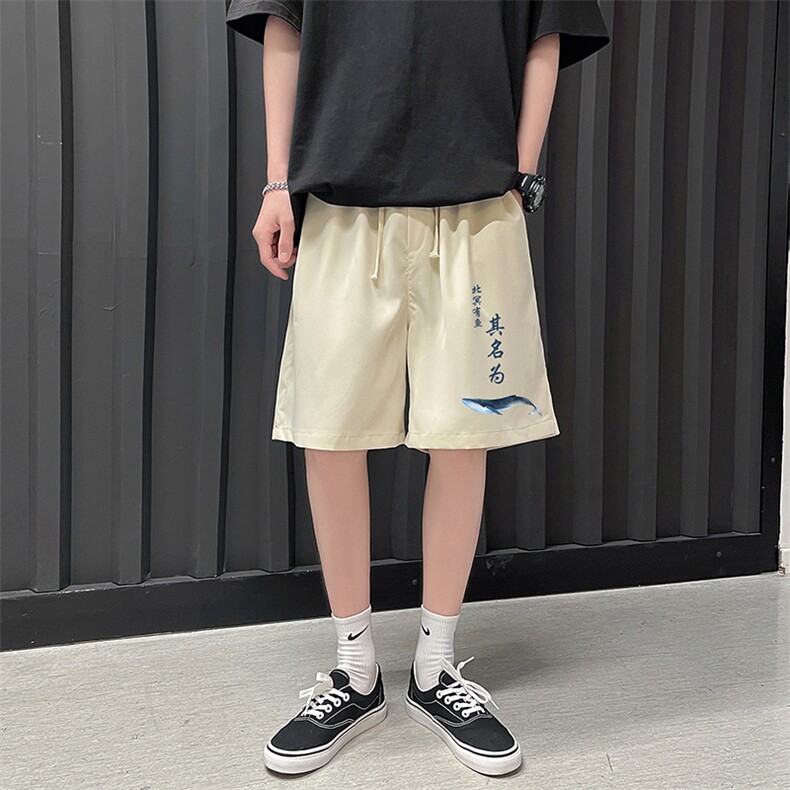 DK39261-P15港风休闲短裤男士大码运动五分裤男中裤男马裤,男装休闲裤,电商A040