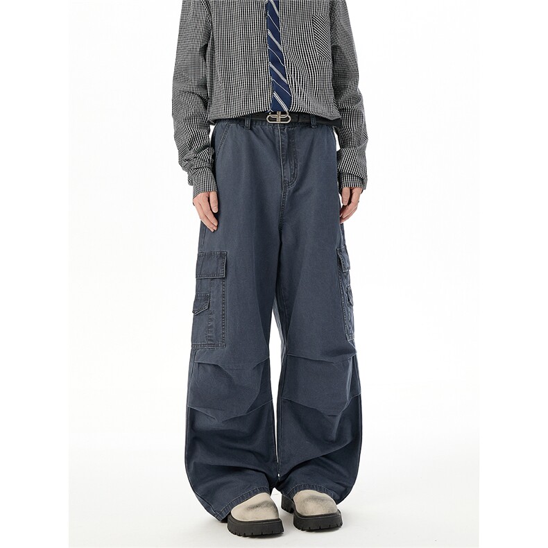 6143-秋冬现货高品褶位工装100棉休闲裤(P65X108)3,男装休闲裤,电商C315