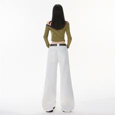 美式复古多口袋工装裤女2025夏季新款直筒微喇拖地裤YD9041-P75，男装工装外套，星座509