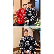 1506-1/MM1561北极绒/P66新年春节针织衫文艺新款百搭宽松型毛衣，男装针织衫/毛衣，星座1506-1