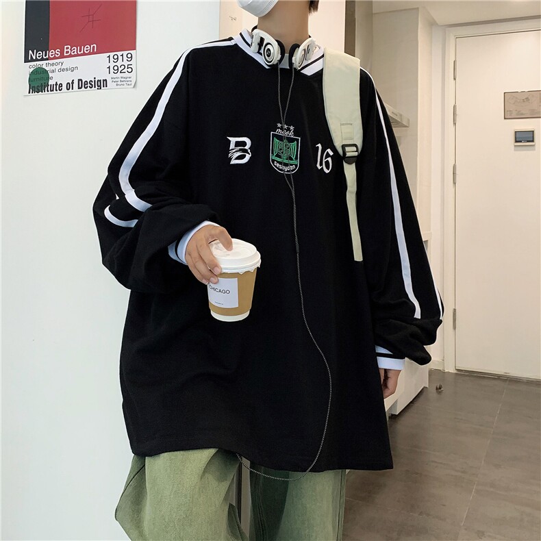 DW76-P36卫衣男秋季美式高街运动套头衣服潮牌青少年宽松无帽外套,男装卫衣,星座603-2