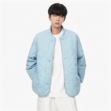 1506/M6081/P80冬季情侣棉衣薄款立领棉服男葫芦格棉袄外套2，男装棉衣，星座1506
