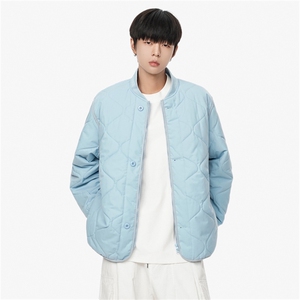 1506/M6081/P80 冬季情侣棉衣薄款立领棉服男葫芦格棉袄外套2图片