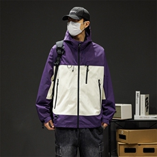 中性风现货三防户外夹克男连帽冲锋衣外套DSA157B-J129-P60，男装夹克，电商A157B