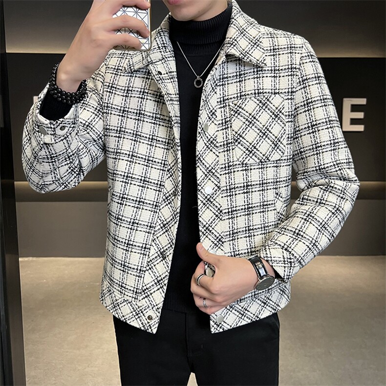 2023冬季新款羽绒服男新标小香风羽绒服男。抖音可以直播产品,男装羽绒服,电商B248