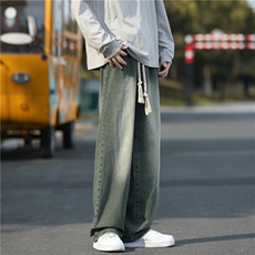 麻绳复古牛仔裤男直筒B342-NK7001-P50控68，男装牛仔裤，电商B342