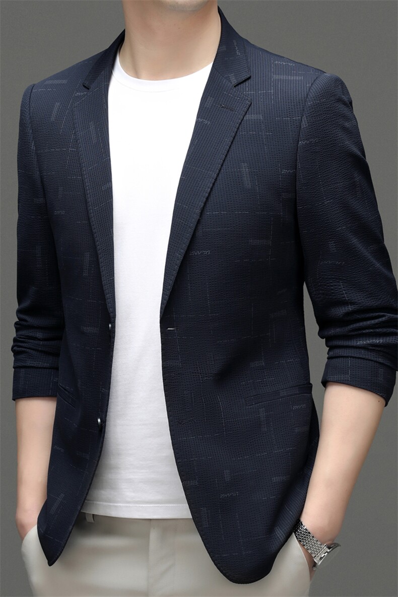 秋季新款西装男西服简约外套西服商务休闲小西装单西,男装西服,电商B360