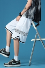 2024夏季新款日系蓝底大码字母印花短裤M-5XHK21255-特P25，男装牛仔裤，电商A022