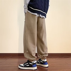1506-1/KB4621加绒裤/P38百搭休闲裤男宽松直筒加绒加厚裤子男女，男装卫衣，星座1506-1