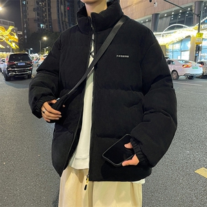 2023男冬季新款灯芯绒保暖棉衣防风宽松加厚大码棉服外套BYM09P85图片
