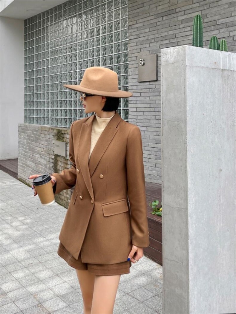 现货金纺西装上市，女装西装，秋水伊人