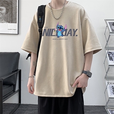 麂皮绒短袖t恤男大码半袖男JD82173-P25，男装T恤，电商A040