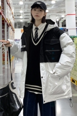 冬上新加棉加厚棉服潮中性风连帽棉衣外套男女8323-P125控价168，男装棉衣，电商A441-1