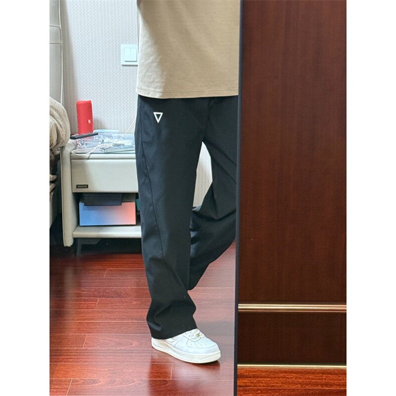 【有货】XXK324HH-特P40三角标裤子男女直筒宽松休闲裤,男装休闲裤,星座1007（原301D）