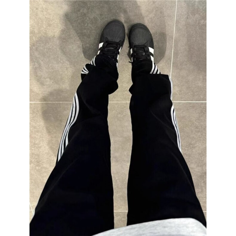 男秋季黑白花灰色条纹休闲裤XK355-P38,男装休闲裤,星座208-5