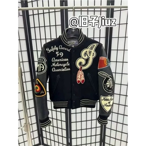 1506/QW1990/P124东洋棒球服秋冬夹棉保暖cleanfit风男女外套图片