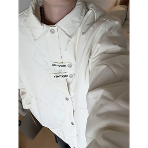 仓库现货MY1112-特批80 秋冬棉衣加厚夹克领加棉外套刺绣棉服加厚图片