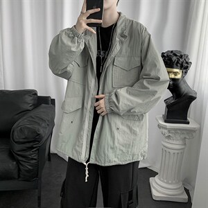 2026春季新款夹克外套男韩版学生百搭黑色机车潮牌上衣SY051-P50，男装夹克，星座1008-2
