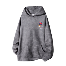 得物供货、重磅420克现货麂皮绒扎染卫衣HD019-1-WL25151ZR-P45，男装卫衣，电商019-1