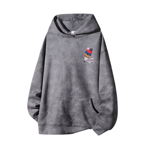 得物供货、重磅420克现货 麂皮绒扎染卫衣HD019-1-WL25151ZR-P45图片