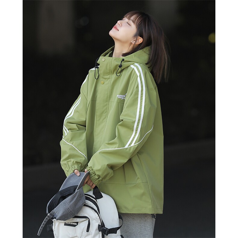 815A-JK92762-P70特美式百搭男女同款外套秋装冲锋衣休闲夹克，男装夹克，星座815A