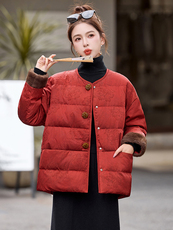 现货。现货。2025年冬季羽绒保暖新中式羽绒服，女装羽绒服，艾仟回(原伊仟回)