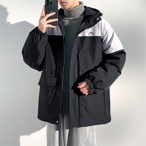 新款港风棉服大口袋宽松时尚港风青少年棉袄外套MY9305P-95图片