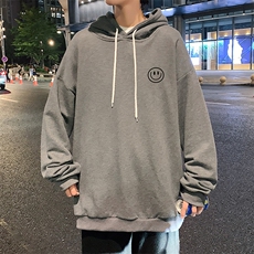 WY2224-P35纯棉连帽卫衣男大码运动帽衫宽松薄外套男，男装卫衣，电商A040