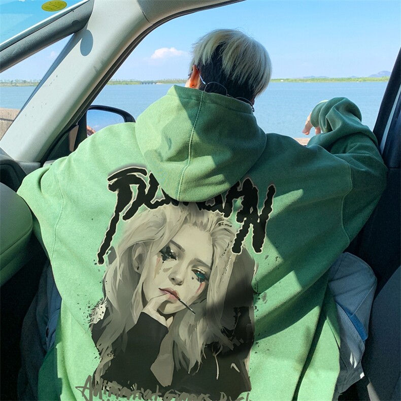 直播重磅水洗连帽卫衣潮流大码潮牌高品质XZ517A-3-HT7002-P68,男装卫衣,星座517A-3