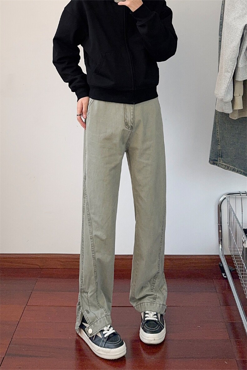 B221美式暗黑高品质多口袋休闲工装裤子LK24352-特P55控88,男装休闲裤,电商B221
