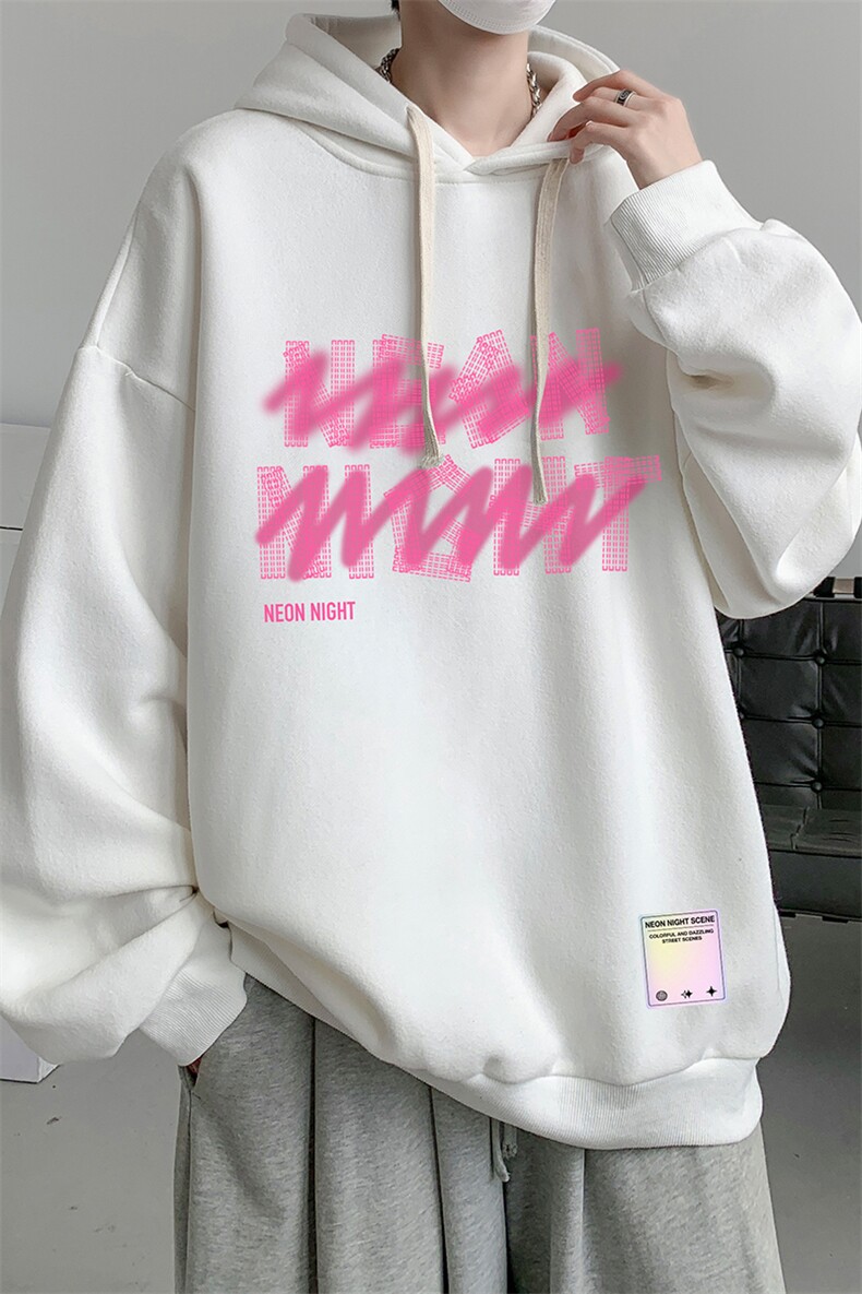 连帽卫衣男大码运动服帽衫外套WY2321-P35加绒款-P40加绒款-P40,男装卫衣,电商A040