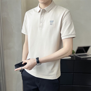 数据好 时尚字母男款短袖 青春流行韩式T恤POLO衫 A329-2535-P50图片