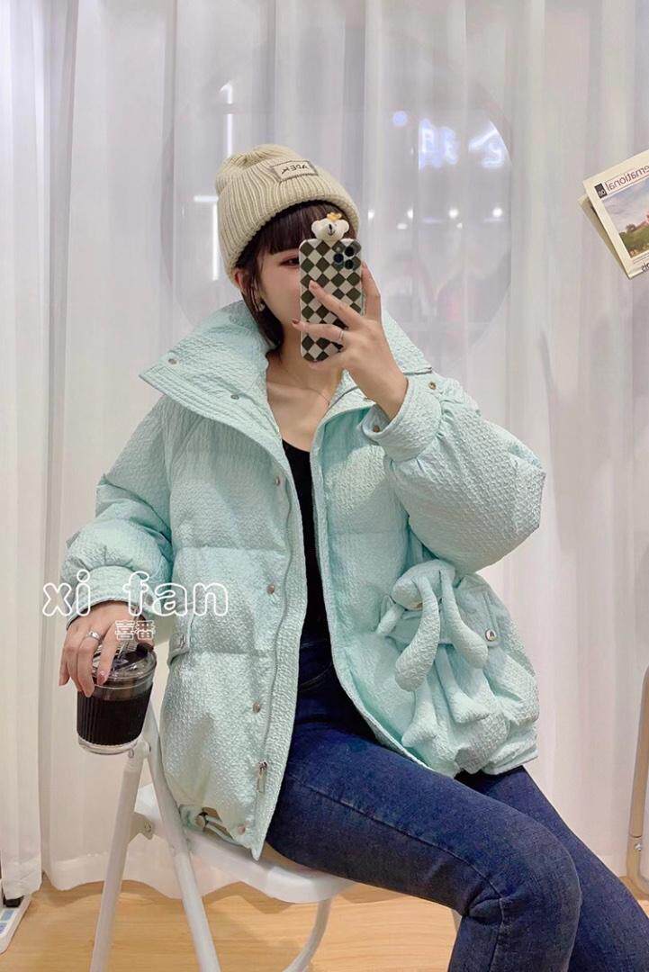 冬季新款工艺面料韩版羽绒服，女装羽绒服，韩衫衣社