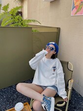 2021/加绒卫衣/NEW，女装卫衣/绒衫，潘朵拉