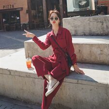 大货已出2020春季新款连体裤宽松休闲225-F13（），女装连体裤，浙宝225