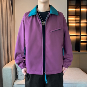 2025秋季新款户外夹克男撞色翻领外套DSA157B-JK2501-特P70图片