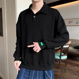 秋季新款卫衣店主风翻领套头落肩长袖上衣VE55131-P34控58图片