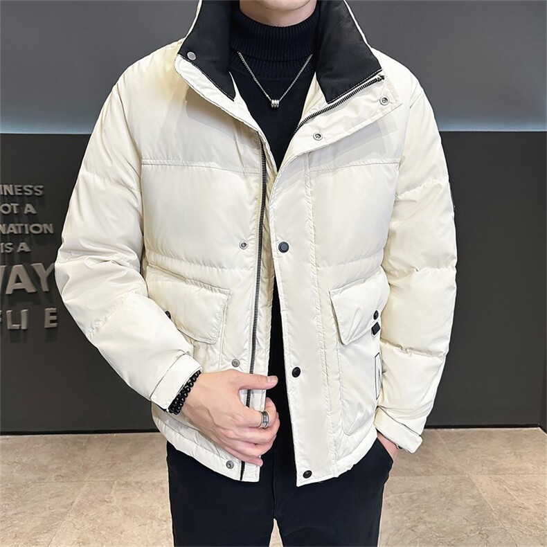 2023店主风冬季高品质标85白鸭绒休闲印花羽绒服男23893-P260,男装羽绒服,电商A413